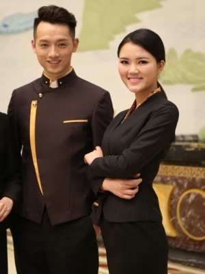前台接待工作服-湖南酒店工作服