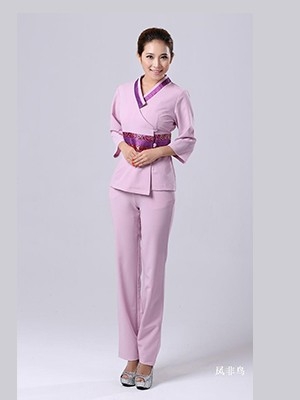 广东美容SPA服装定制-湖南酒店工作服